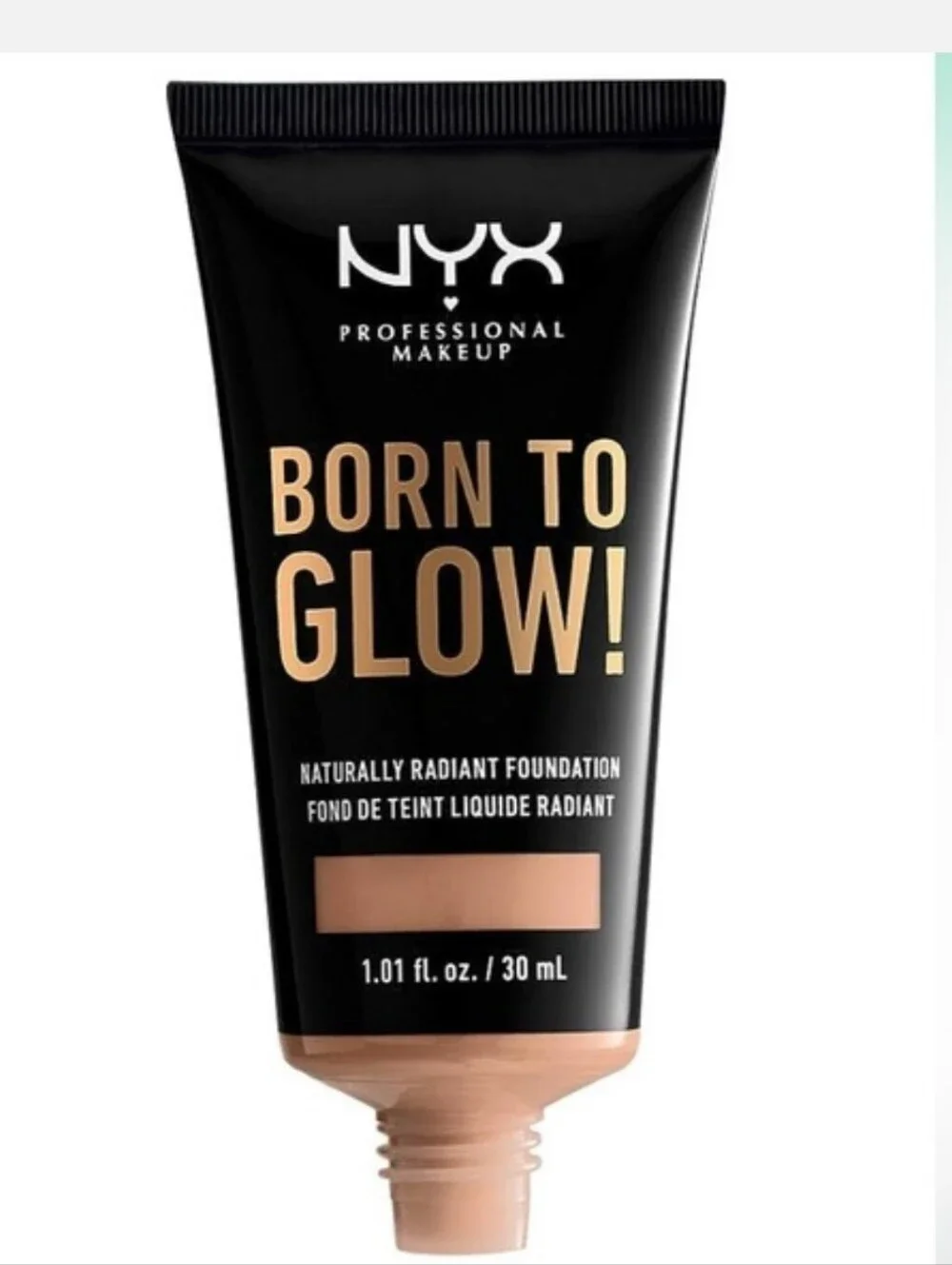NYX : Born to Glow Natural  Radiant Foundation: Soft Beige